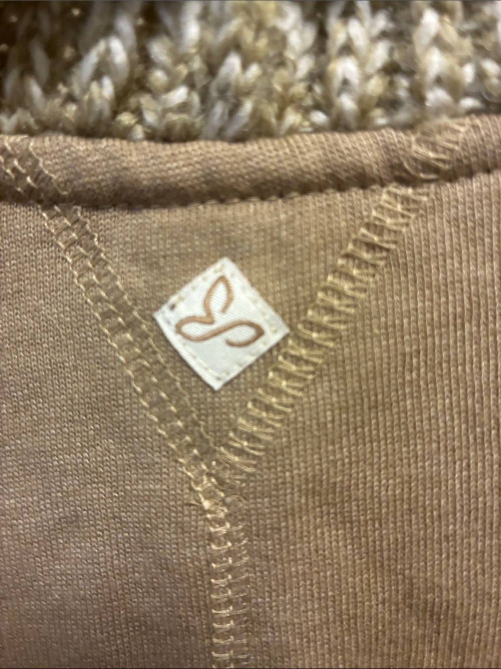 Prana Dark Khaki organic cotton and wool blend demure cardigan NWT - Picture 10 of 15